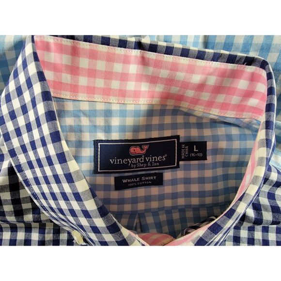 Vineyard Vines Block Color Men's Long Sleeve Button Shirt - Large - Picture 6 of 7